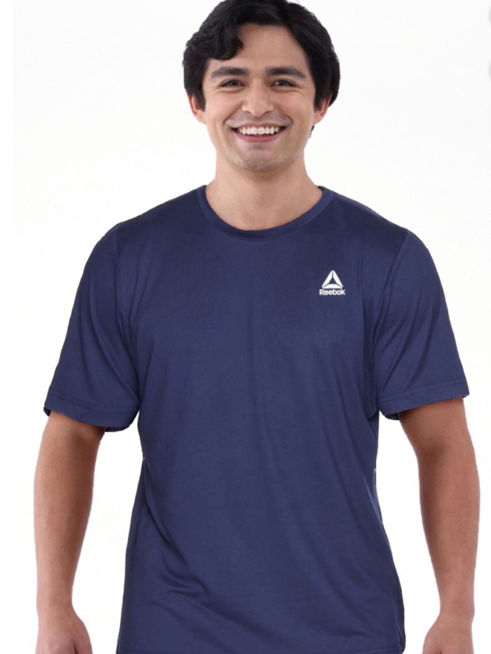 NWT Reebok Men’s Navy Short Sleeve Athletic Tee Color Navy Size Medium